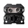 Gniazdo antenowe R/TV-SAT i komputerowe RJ45 kat.6 Simon 100