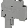 Plug, spring balancer connection, 0.08-4.0 mm², 1 pole, 24 A, 6 kV, gray, 3040407