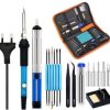 Zestaw lutowniczy + akcesoria w etui 18 elementów do lutowania płytek SMD