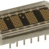 Wyświetlacz diodowy LED 4-znakowy 7 x 5 1 mcd 5 x 7, Zielony 4.6mm Broadcom 574 nm