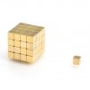 5x5x5 mm Gold-Plated Cuboidal N38 Neodymium Magnet