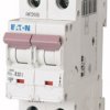 Wyłącznik nadprądowy MCB, Typ C, 2-biegunowy, 32A, 400V, 48V, na szynę DIN, Eaton, PXL, S200