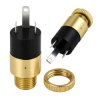 Gniazdo jack słuchawkowe 3.5mm przykręcane pozłacane PJ-392 x2 szt