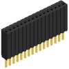 Socket header, 16 pole, pitch 1.27 mm, straight, BLM KG 1 16 G