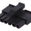 Wtyk przewód-przewód żeńskie Micro MATE-N-LOK 3mm 6-pin 250V 1445022-6