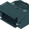 D-Sub connector housing, size: 2 (DA), straight 180°, cable Ø 3.3 to 8.5 mm, thermoplastic, black, 09670150482160