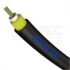 Kabel światłowodowy microADSS 4 włókna SM 9/125 G.657.A2 do instalacji napowietrznych Heavy Duty czarny TELCOLINE