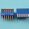 DIP SWITCH 6-PIN BLUE PIANO