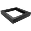 Cokół do szaf stojących 19, szer. 800 x głęb. 800 mm x wys. 100mm, kolor czarny SA-CS-SS-800-800-C