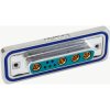 D-Sub socket, 5 pole, 5W1, equipped, angled, solder pin, 6005W1SAZ59S20X