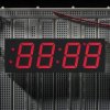 Red 7-segment clock display - 1.2