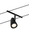 Lampa do systemu kablowego, niskonapięciowego Paulmann WireDC Spot Cup GU5.3 czarny (matowy), chrom