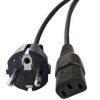 Przewód zasilania złącze A: IEC C13 złącze B: CEE 7 5m 2.5A 250V Czarny