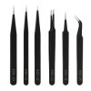 Zestaw 6 szt. pęset ESD - do prac elektronicznych i modelarskich