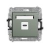 Icon Mechanizm Gniazda Pojedynczego 1Xusb C-C Szałwiowy 61Igusb-7