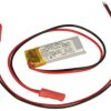 Akumulator; Li-Po; LP401230; 3,7V; 110mAh; 4x12x30mm; Zabezpieczenie PCM; konektor+ gniazdo 2,54*2piny; AKYGA