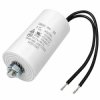 Kondensator silnikowy CBB60 3uF 450V AC z przewodami - śruba M8