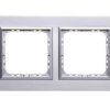 Sonata Ramka Podwójna Aluminium / Srebrna Matal R-2Rac/35/38