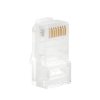 Wtyk LAN RJ45 8P8C kat. 5e UTP, otwór 1 mm, do drutu i linki, 20 szt., Lanberg