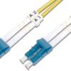 FO patch cable, LC to LC, 7 m, OS2, singlemode 9/125 µm, DK-2933-07