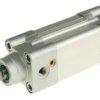 Siłownik profilowy, dwustronnego działania, CDEM Ø 32mm, skok 25mm, z amortyzacją elastyczną, RS PRO