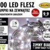 Lampki Bulinex 100Led Białe Zimne 9,90M Zewnętzrne Flesz Z Dodatkowym...
