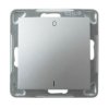 IMPRESJA Wyłącznik 2-biegunowy srebro ŁP-11Y/m/18 OSPEL