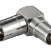 Adapter kątowy: gniazdo współosiowe wtyczka...