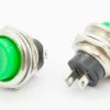 PBS-26G przycisk chwilowy okrągły zielony OFF-(ON)