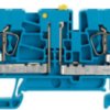 Disconnect/test-disconnect terminal block, spring balancer connection, 0.5-2.5 mm², 16 A, 6 kV, blue, 7920930000