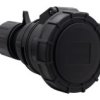 Gniazdo Siłowe Czarne 32A 5P Ip67 Estradowe F7.0167