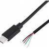 WTYK USB TYP C Z PRZEWODEM 1 METR 4 PIN