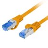 PATCHCORD KAT.6A S/FTP LSZH CCA 0.25M POMARAŃCZOWY FLUKE PASSED LANBERG