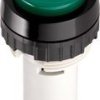 Aperture, round, green, for pushbutton switch, 5.00.350.013/1502