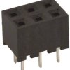 Hirose Gniazdo PCB A3C 6 -pinowe 2-rzędowe raster: 2 mm Otwór przelotowy Przewód-płytka Lutowie Prosty