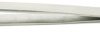 Economy tweezers, uninsulated, antimagnetic, stainless steel, 120 mm, 6.SA.B