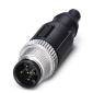 Phoenix Contact 1054366 Wtyczka końcowa czujnika/aktuatora SAC-5P-M12MS BK BR 1-2-4, piny: 5, 1 szt.