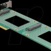 90151 PCIe 4.0 x8 > 2x U.2 NVMe SFF-8639