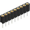 Socket header, 9 pole, pitch 2 mm, straight, BLY 1 9