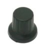 Pokrętło potencjometru oś: 6mm średnica: 16mm Kształt D Guma Czarny RS PRO