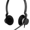 Słuchawki nauszne z mikrofonem Szybkorozłączne, Czarny