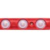 Listewka LED czerwona 12V moduł 3xLED CB-102130