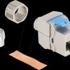87059 Keystone RJ45 female > LSA Cat.8.1, tool free