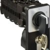 Cam switch, right: 0° - 60° - 120° - 180°, rotary/key actuator, 4 pole, 690 V, (W x H x D) 55 x 100 x 123 mm, front mounting, K1
