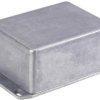 Aluminum enclosure, (L x W x H) 145 x 121 x 35 mm, natural, IP54, 1590XXFL