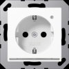 A 1520-O WW LNW Steckdose, Serie A, Safety-Plus, Orientierungslicht, alpinweiß