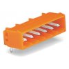 Listwa stykowa PCB 15-pinowe 231 raster: 5.08 mm Kątowy 1-rzędowe WAGO Do montażu na płytce drukowanej 630 V W osłonie
