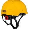 Kask ochronny przemysłowy do pracy na wysokościach żółty NEO 97-210