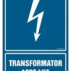 ZNAK - HG026 Transformator 1000 kVA 25 x 37,5 cm PN - Płyta 1mm