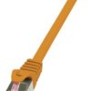 kabel LAN LogiLink CQ2078S, 1 szt., RJ45, CAT 6, S/FTP, 5.00 m, pomarańczowy